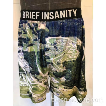 Sublimation bedruckte kurze Shorts für Herren